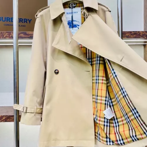 Replica Burberry Trench Coat Long Sleeved For Women #1371111 $172.00 USD for Wholesale