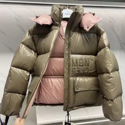 Replica Moncler Down Feather Coat Long Sleeved For Women #1371165 $160.00 USD for Wholesale