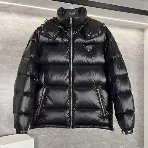 Cheap Prada Down Feather Coat Long Sleeved For Men #1371200, $$175.00 USD On Prada Down Feather Coat
