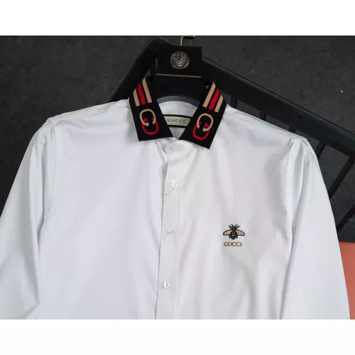 Replica Gucci Shirts Long Sleeved For Men #1371269 $40.00 USD for Wholesale