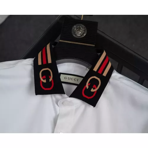 Replica Gucci Shirts Long Sleeved For Men #1371269 $40.00 USD for Wholesale