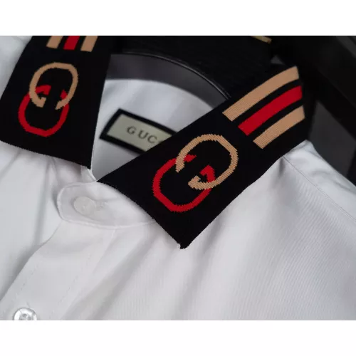 Replica Gucci Shirts Long Sleeved For Men #1371269 $40.00 USD for Wholesale