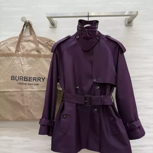 Replica Burberry Trench Coat Long Sleeved For Women #1371330 $162.00 USD for Wholesale