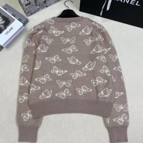 Replica Christian Dior Sweaters Long Sleeved For Women #1371331 $96.00 USD for Wholesale