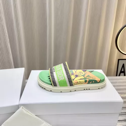 Replica Christian Dior Slippers For Women #1371676 $76.00 USD for Wholesale