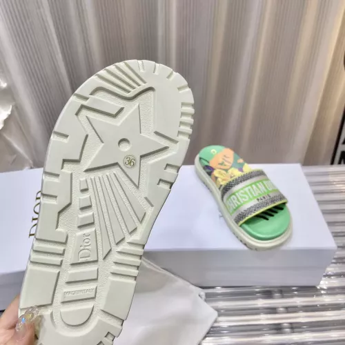 Replica Christian Dior Slippers For Women #1371676 $76.00 USD for Wholesale