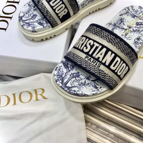 Replica Christian Dior Slippers For Women #1371678 $76.00 USD for Wholesale