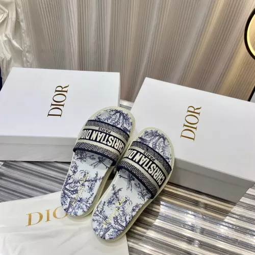 Replica Christian Dior Slippers For Women #1371678 $76.00 USD for Wholesale