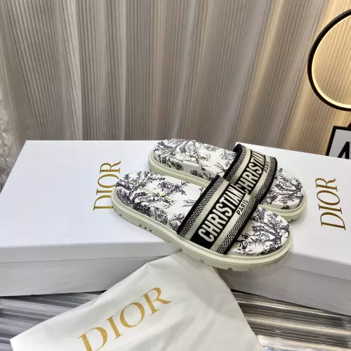 Replica Christian Dior Slippers For Women #1371679 $76.00 USD for Wholesale