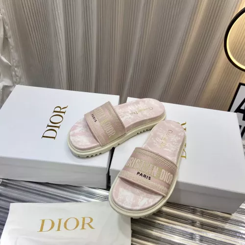 Replica Christian Dior Slippers For Women #1371680 $76.00 USD for Wholesale