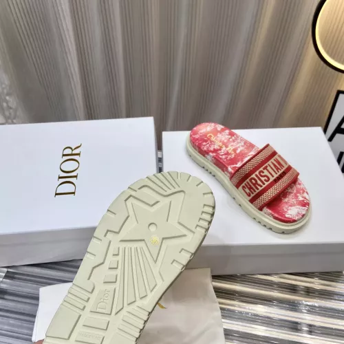 Replica Christian Dior Slippers For Women #1371681 $76.00 USD for Wholesale