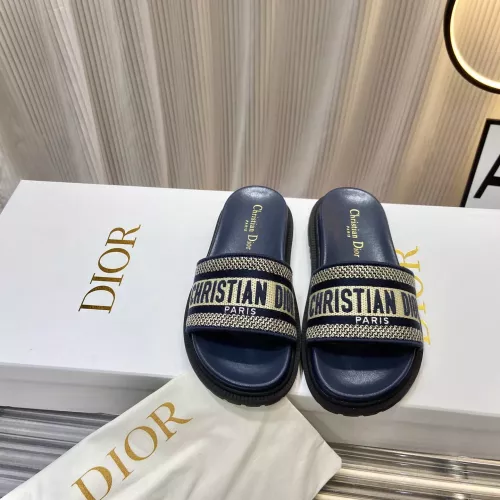Replica Christian Dior Slippers For Women #1371682 $76.00 USD for Wholesale