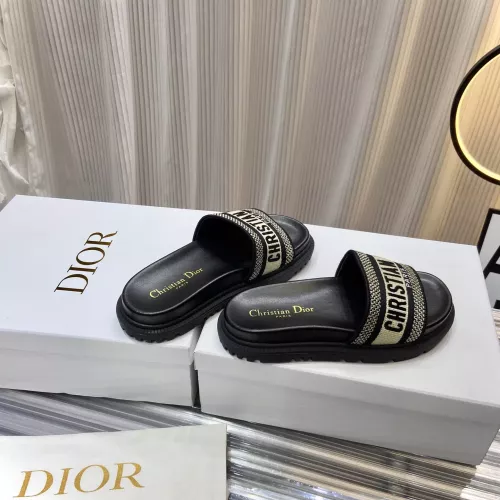 Replica Christian Dior Slippers For Women #1371683 $76.00 USD for Wholesale