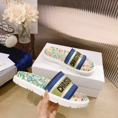 Replica Christian Dior Slippers For Women #1371684 $80.00 USD for Wholesale