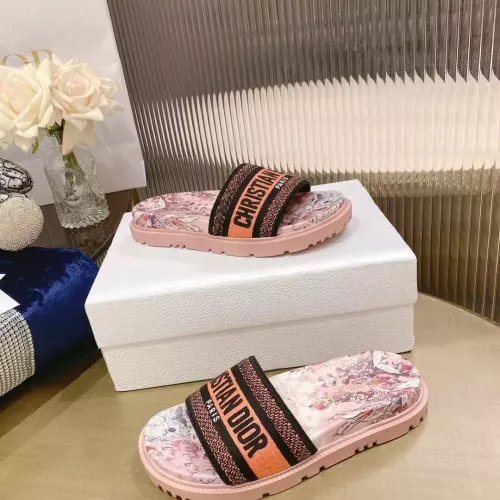 Replica Christian Dior Slippers For Women #1371685 $80.00 USD for Wholesale