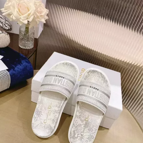 Replica Christian Dior Slippers For Women #1371688 $80.00 USD for Wholesale