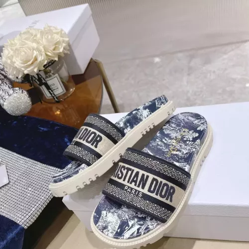 Replica Christian Dior Slippers For Women #1371690 $80.00 USD for Wholesale