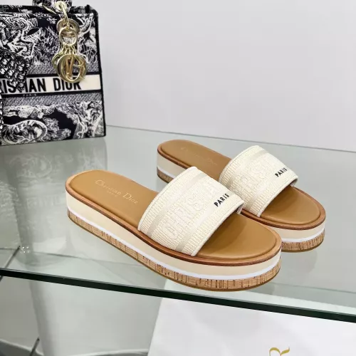 Replica Christian Dior Slippers For Women #1371699 $100.00 USD for Wholesale