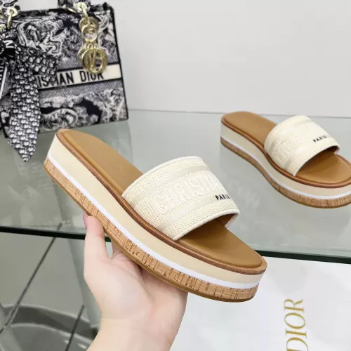 Replica Christian Dior Slippers For Women #1371699 $100.00 USD for Wholesale