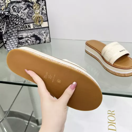 Replica Christian Dior Slippers For Women #1371699 $100.00 USD for Wholesale