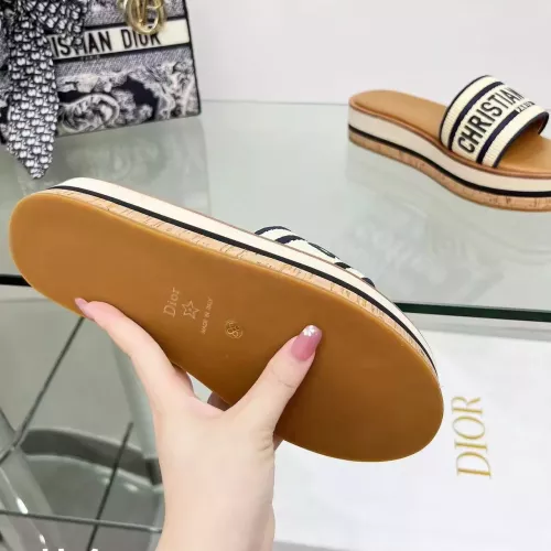 Replica Christian Dior Slippers For Women #1371708 $100.00 USD for Wholesale