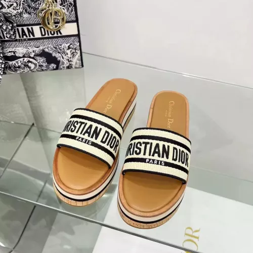 Replica Christian Dior Slippers For Women #1371709 $100.00 USD for Wholesale