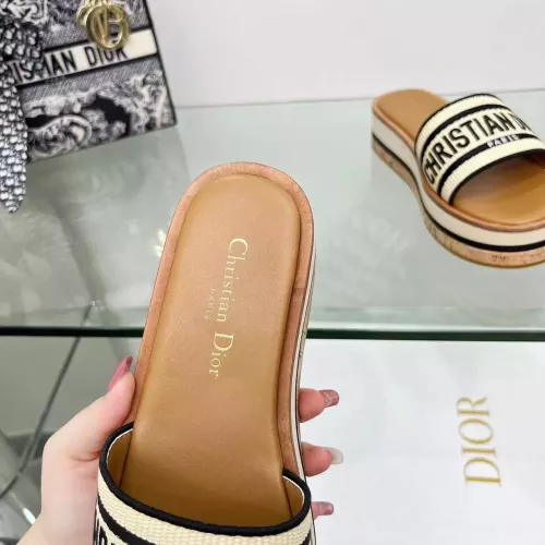 Replica Christian Dior Slippers For Women #1371709 $100.00 USD for Wholesale
