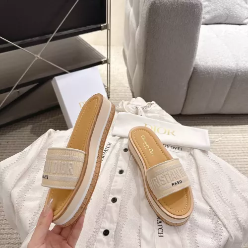Replica Christian Dior Slippers For Women #1371718 $100.00 USD for Wholesale