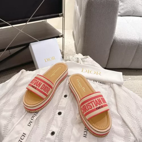 Replica Christian Dior Slippers For Women #1371720 $100.00 USD for Wholesale