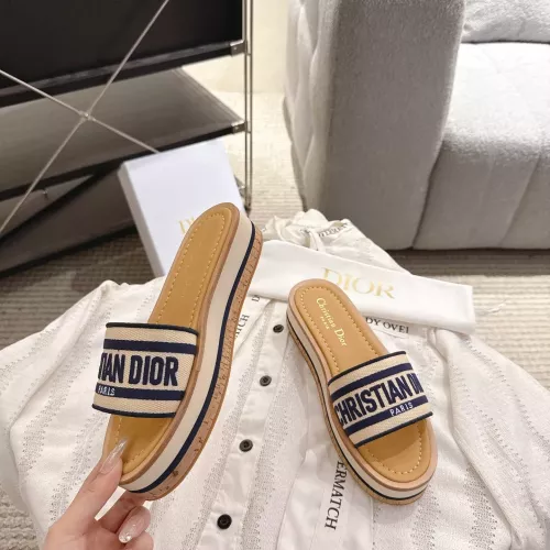 Replica Christian Dior Slippers For Women #1371721 $100.00 USD for Wholesale