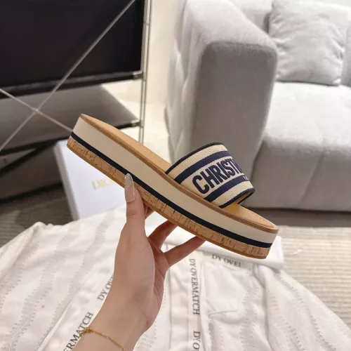 Replica Christian Dior Slippers For Women #1371721 $100.00 USD for Wholesale