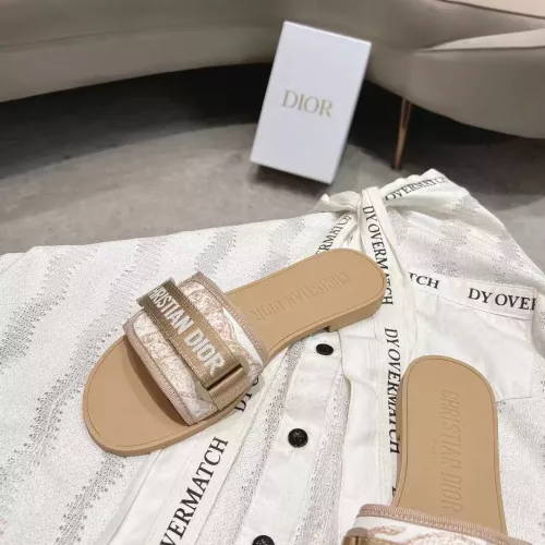 Replica Christian Dior Slippers For Women #1371723 $76.00 USD for Wholesale