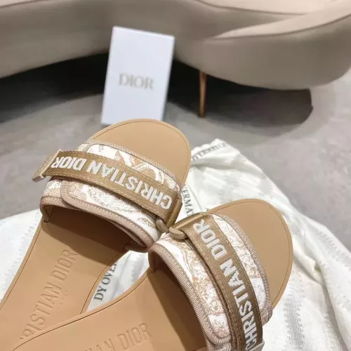 Replica Christian Dior Slippers For Women #1371723 $76.00 USD for Wholesale