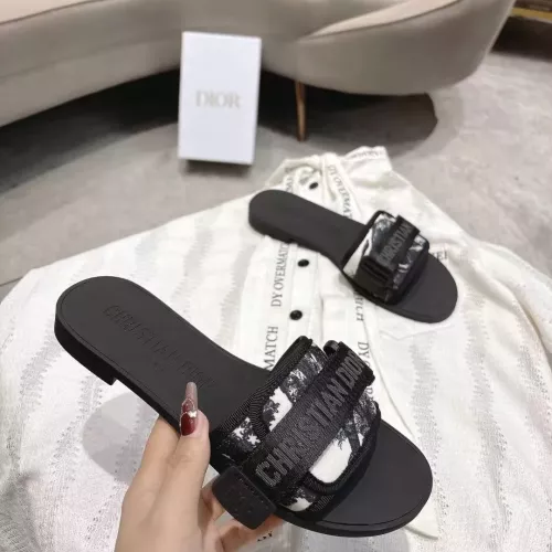 Replica Christian Dior Slippers For Women #1371730 $76.00 USD for Wholesale