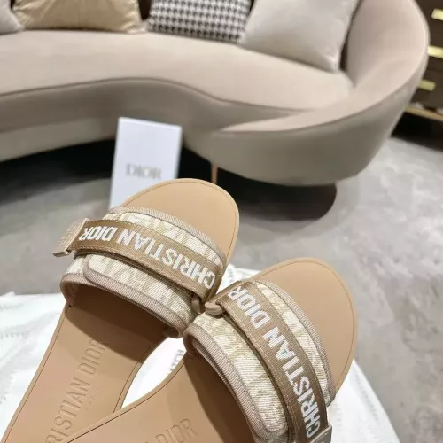 Replica Christian Dior Slippers For Women #1371737 $76.00 USD for Wholesale