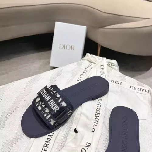 Replica Christian Dior Slippers For Women #1371743 $76.00 USD for Wholesale