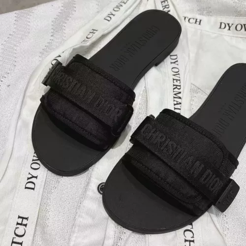 Replica Christian Dior Slippers For Women #1371745 $76.00 USD for Wholesale