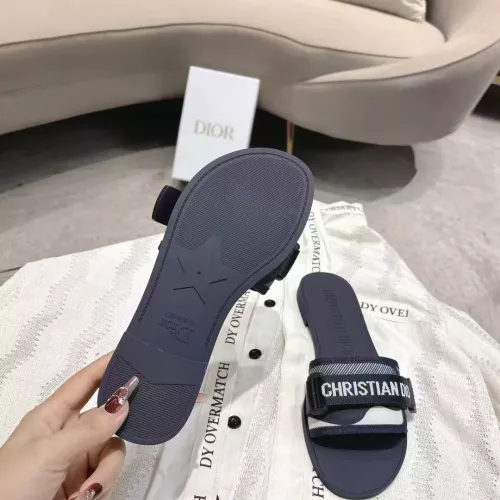 Replica Christian Dior Slippers For Women #1371746 $76.00 USD for Wholesale