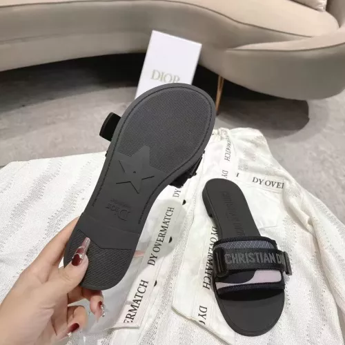 Replica Christian Dior Slippers For Women #1371747 $76.00 USD for Wholesale