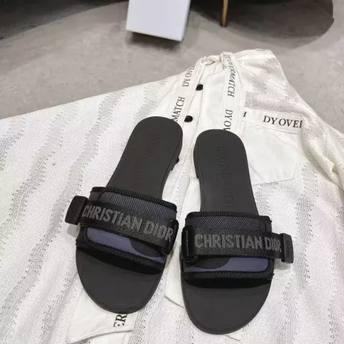 Replica Christian Dior Slippers For Women #1371748 $76.00 USD for Wholesale