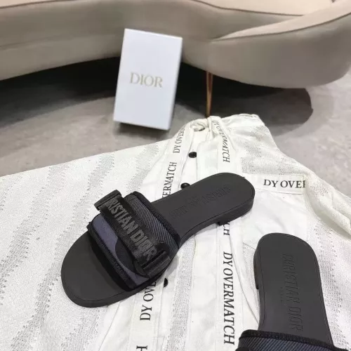 Replica Christian Dior Slippers For Women #1371748 $76.00 USD for Wholesale