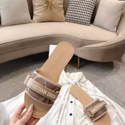 Replica Christian Dior Slippers For Women #1371749 $76.00 USD for Wholesale