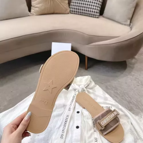 Replica Christian Dior Slippers For Women #1371749 $76.00 USD for Wholesale