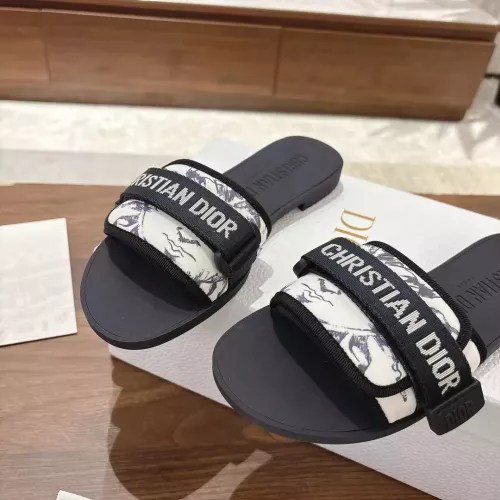 Replica Christian Dior Slippers For Women #1371751 $76.00 USD for Wholesale