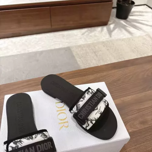 Replica Christian Dior Slippers For Women #1371752 $76.00 USD for Wholesale