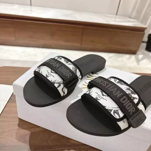 Replica Christian Dior Slippers For Women #1371752 $76.00 USD for Wholesale