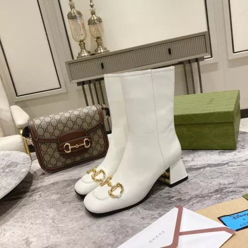 Replica Gucci Boots For Women #1371861 $118.00 USD for Wholesale
