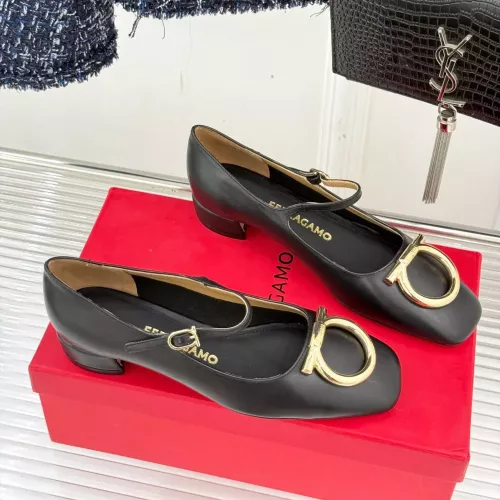 Cheap Salvatore Ferragamo High-Heeled Shoes For Women #1371961, $$112.00 USD On Salvatore Ferragamo High-Heeled Shoes
