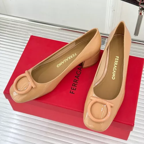 Cheap Salvatore Ferragamo High-Heeled Shoes For Women #1371969, $$112.00 USD On Salvatore Ferragamo High-Heeled Shoes