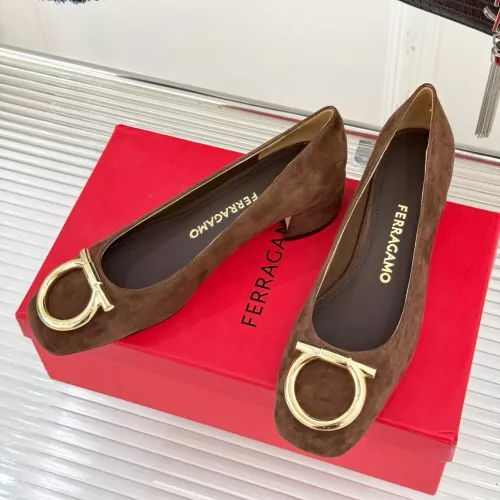 Cheap Salvatore Ferragamo High-Heeled Shoes For Women #1371971, $$112.00 USD On Salvatore Ferragamo High-Heeled Shoes